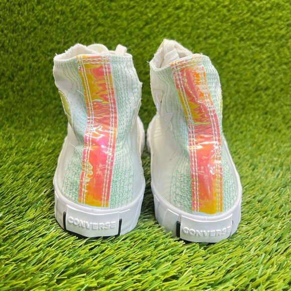 Converse UNT1TL3D High Hi-Vis Mens Size 8 White Orange Athletic Shoes Sneakers - Picture 6 of 10